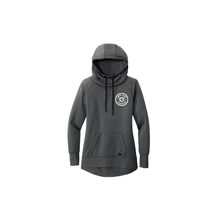 Ladies New Era Tri-Blend Fleece Pullover Hoodie- Circle Logo